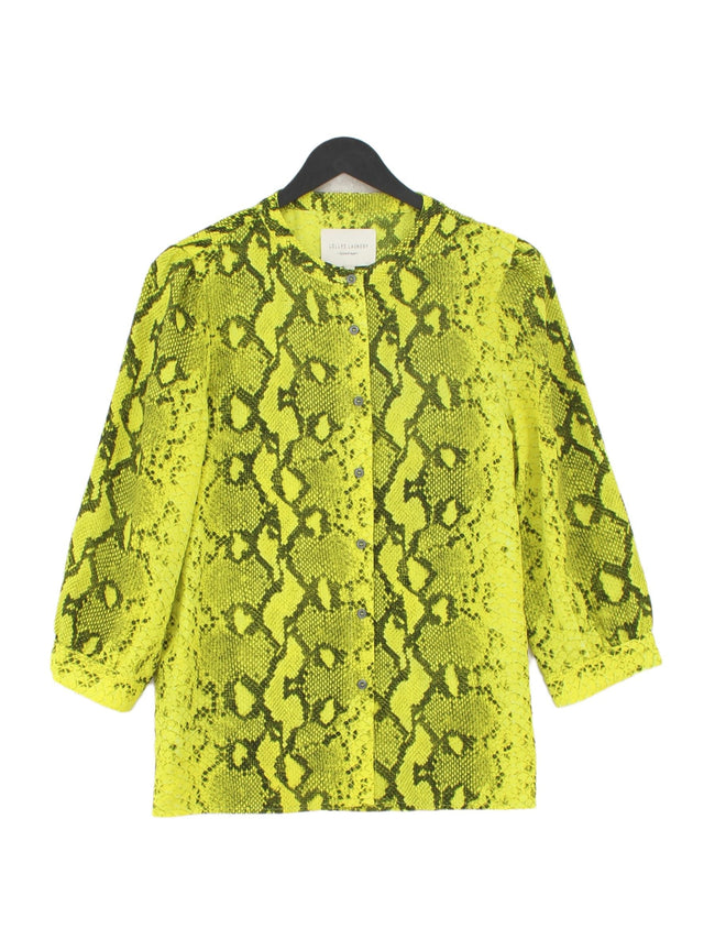 Lollys Laundry Women's Blouse S Yellow 100% Polyester