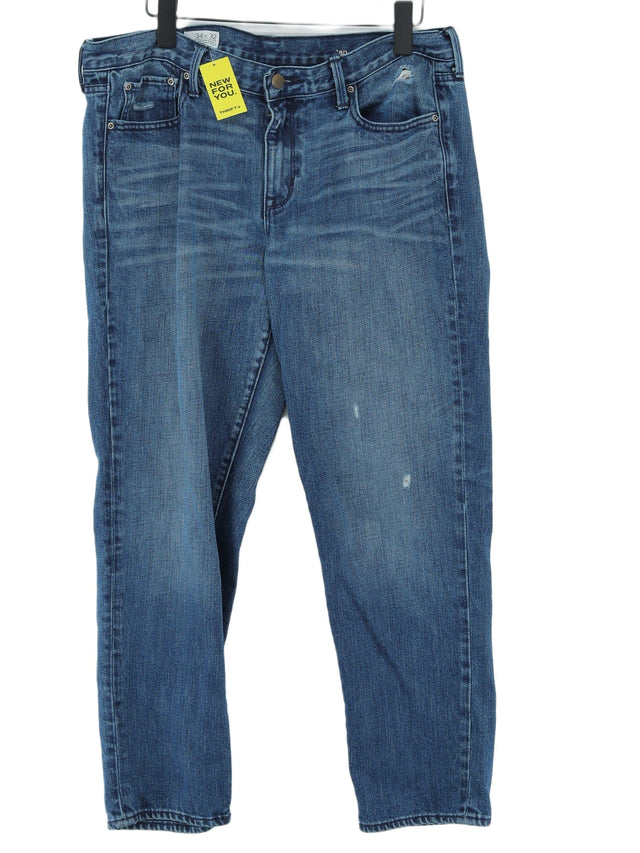 Gap Men's Jeans W 34 in; L 32 in Blue 100% Cotton