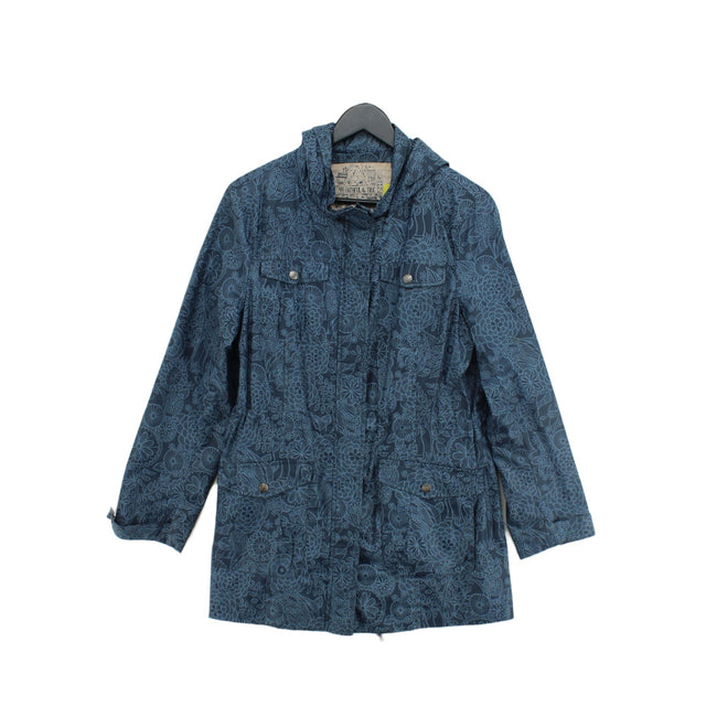 Mantaray Women's Coat UK 14 Blue 100% Polyester
