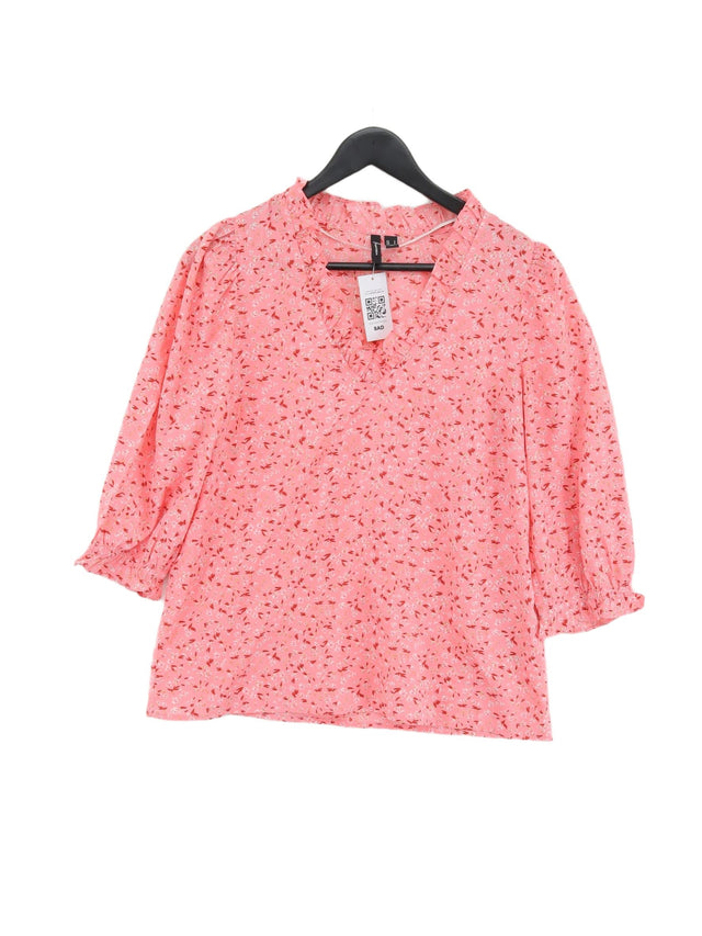 Vero Moda Women's Blouse S Pink 100% Polyester