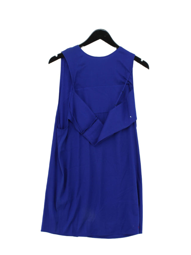 Alexander Wang Women's Midi Dress UK 4 Blue Silk with Spandex