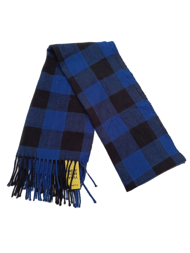 Barbour Women's Scarf Blue 100% Acrylic