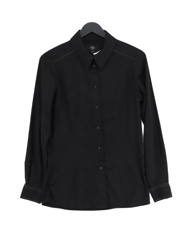 Jermyn Street Guild Women's Shirt UK 8 Black 100% Other