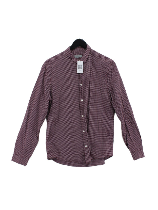 COS Men's Shirt M Purple 100% Cotton