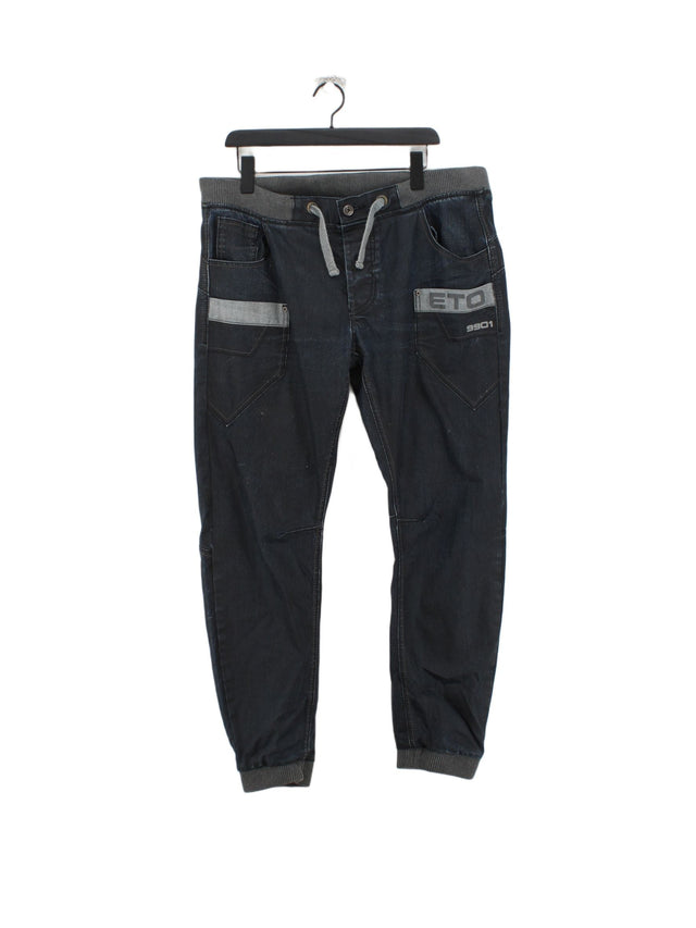 ETO Men's Jeans W 38 in Blue 100% Other