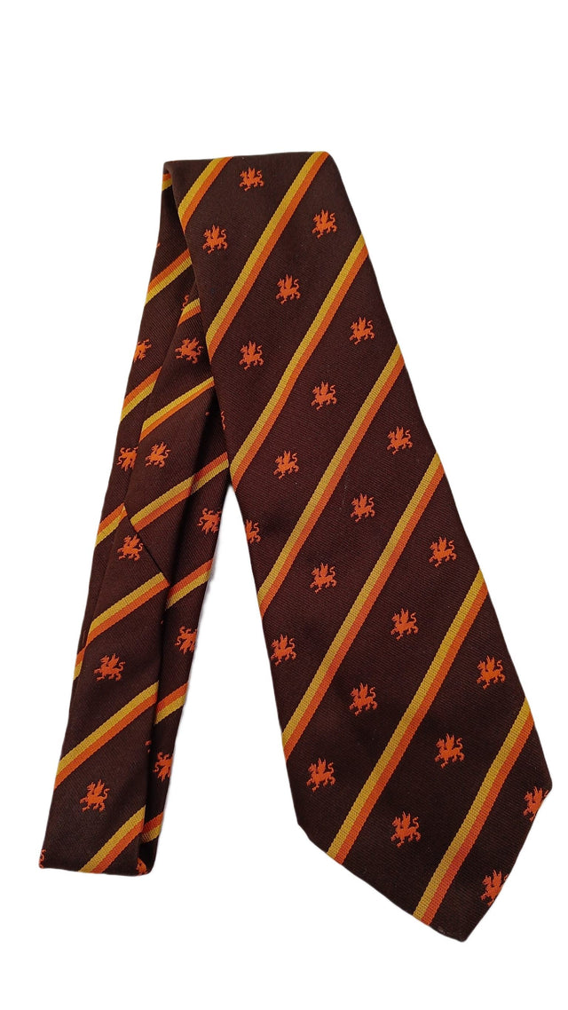 Tootal Men's Tie Brown 100% Polyester