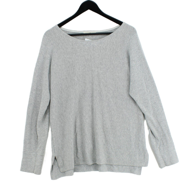 White Stuff Women's Top UK 12 Grey Lyocell Modal with Polyester