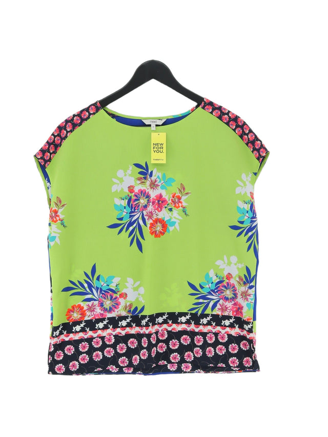 Next Women's Top UK 14 Green 100% Polyester