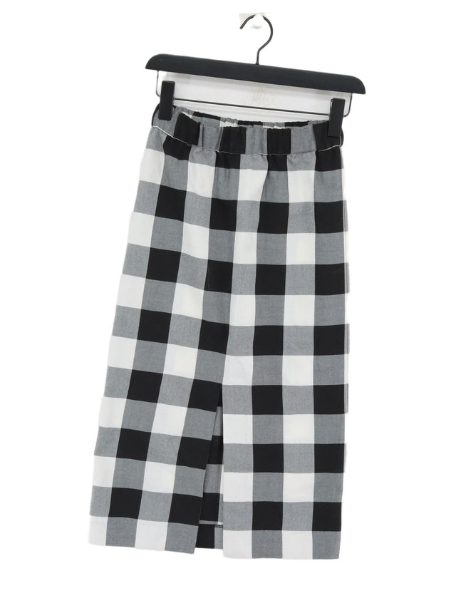 Monki Women's Maxi Skirt XXS Black Polyester with Viscose