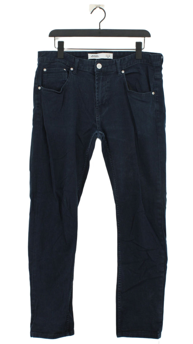 Burton Men's Jeans W 34 in Blue Cotton with Elastane