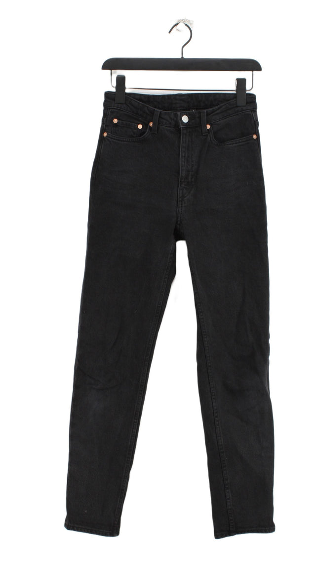Weekday Women's Jeans W 26 in; L 30 in Black Cotton with Spandex
