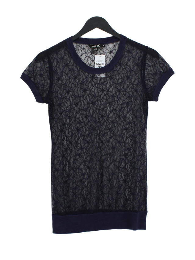 DKNY Women's Top M Blue 100% Other