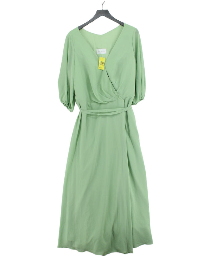 Babaroni Women's Maxi Dress L Green 100% Other