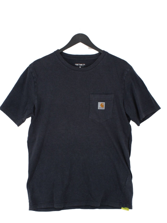 Carhartt Men's T-Shirt M Blue 100% Cotton