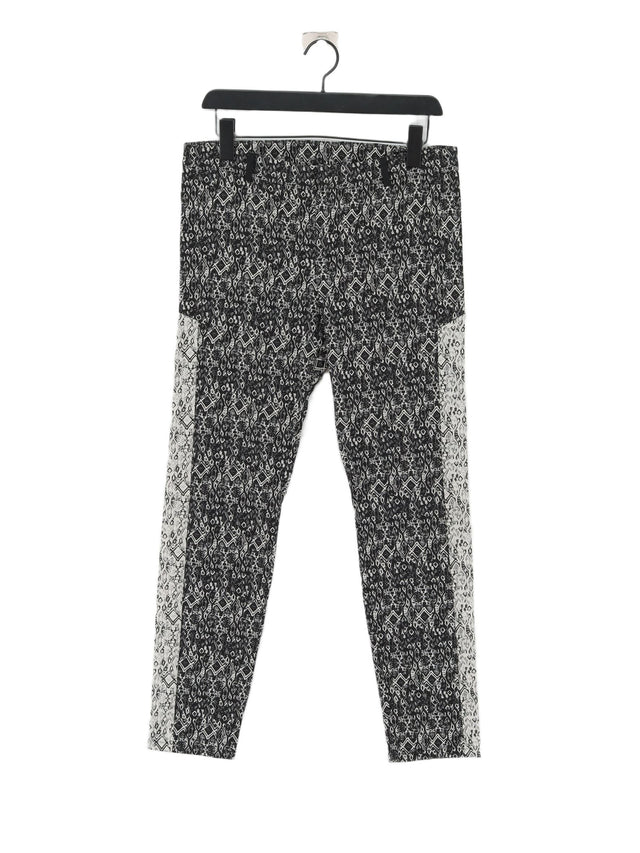 Parker Women's Suit Trousers UK 10 Multi Cotton with Elastane, Polyamide