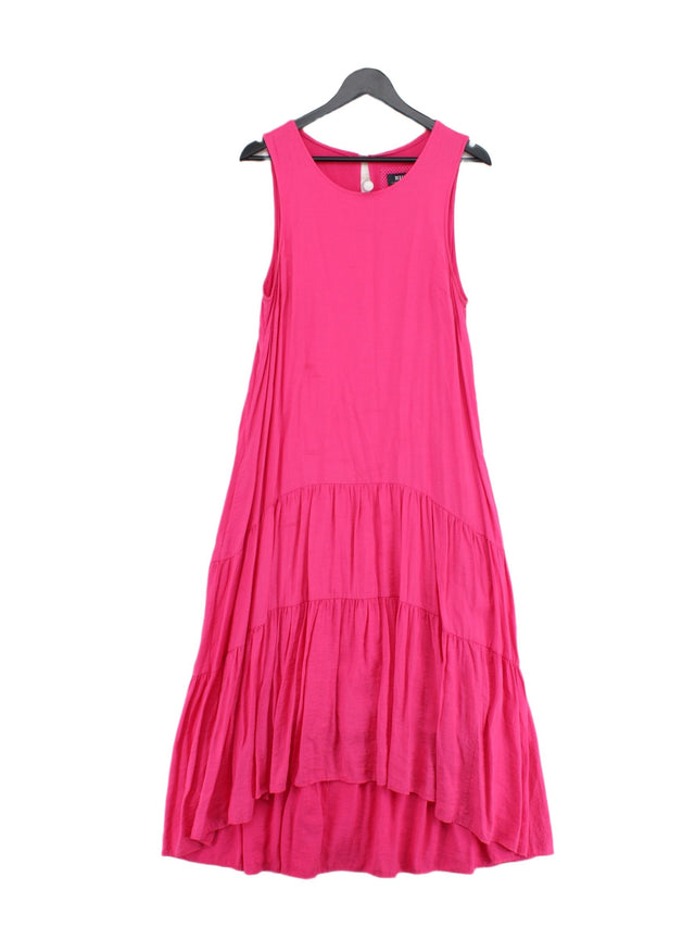 Maeve Women's Maxi Dress L Pink Viscose with Polyamide