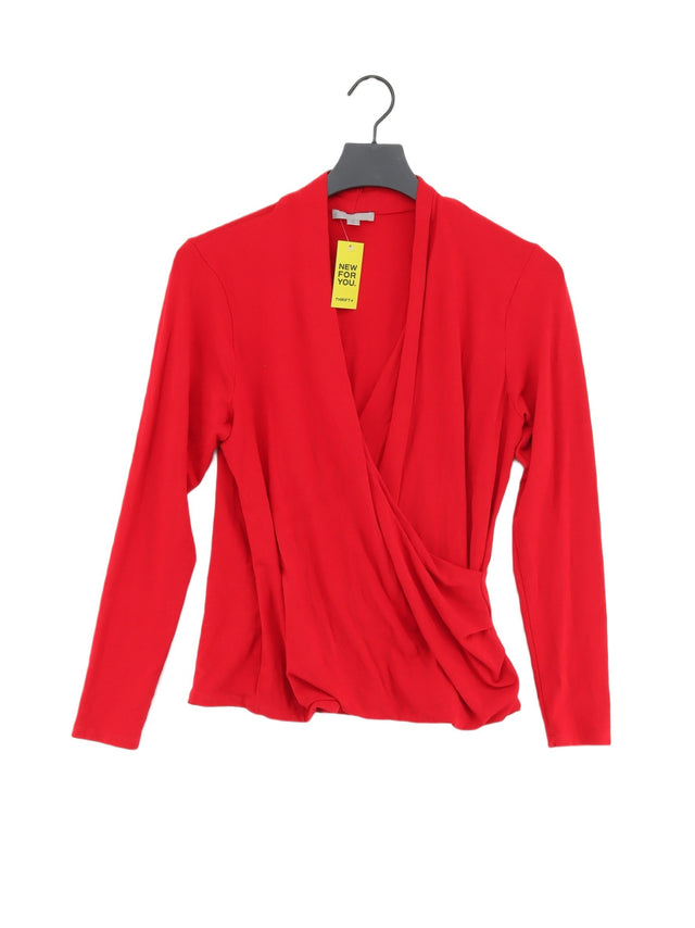 Pure Collection Women's Top UK 20 Red Lyocell Modal with Elastane