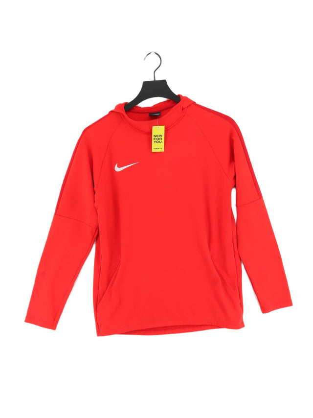 Nike Women's Hoodie S Red 100% Polyester