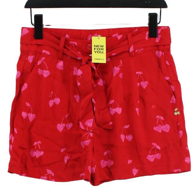Fabienne Chapot Women's Shorts S Red 100% Viscose