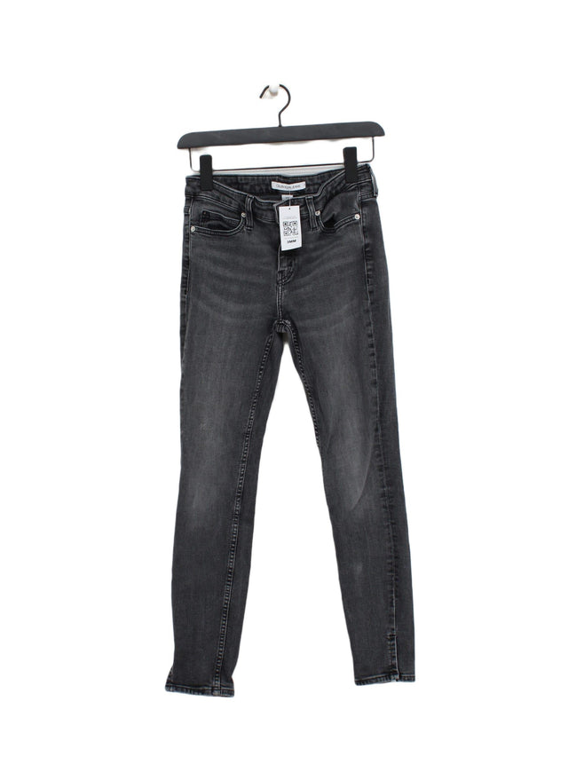 Calvin Klein Women's Jeans W 27 in Grey Cotton with Elastane