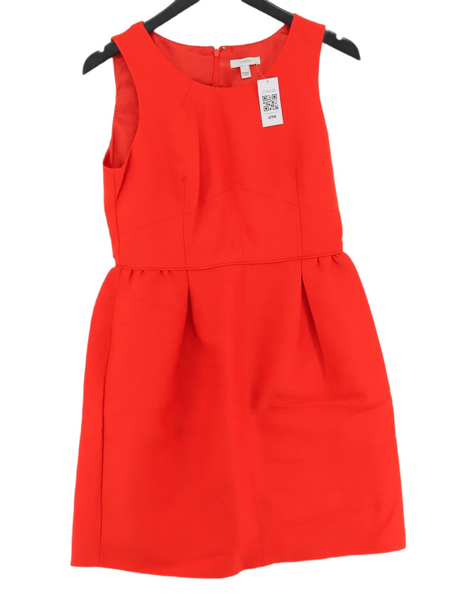 J. Crew Women's Midi Dress UK 12 Red 100% Polyester