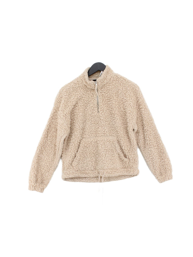 New Look Women's Jumper S Tan 100% Polyester