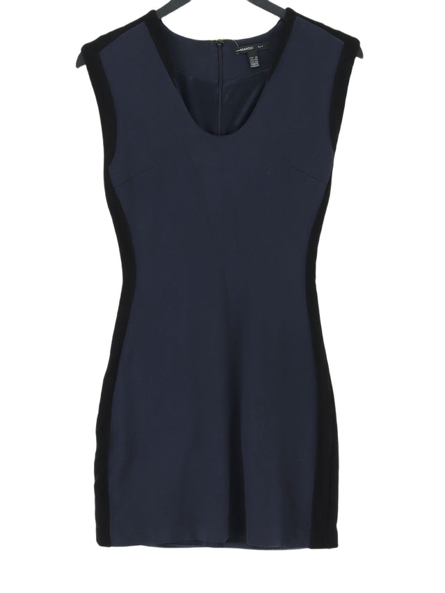 Mango Women's Mini Dress XS Blue 100% Other