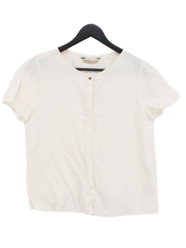 Zara Women's Top M Cream 100% Other