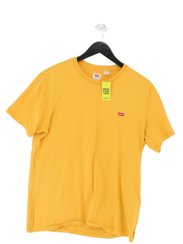 Levi’s Men's T-Shirt L Yellow 100% Cotton