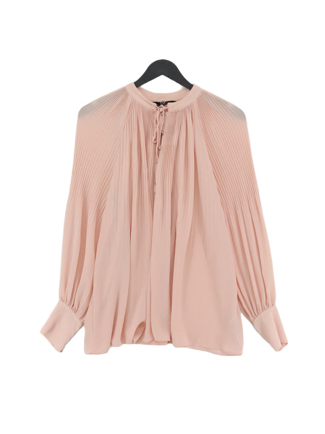 Star By Julien Macdonald Women's Blouse UK 12 Pink 100% Polyester