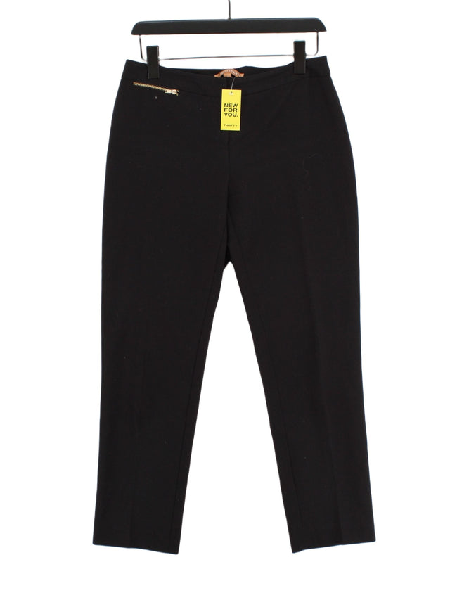Ellen Tracy Women's Suit Trousers W 32 in Black Polyester with Rayon, Spandex