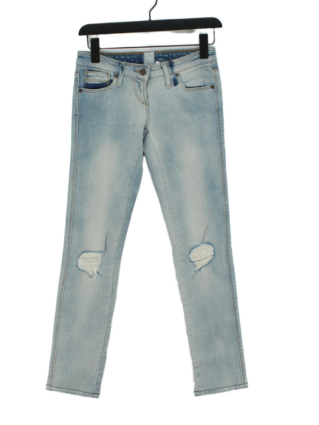 Sass & Bide Women's Jeans W 24 in Blue Cotton with Elastane