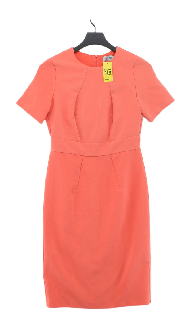 Coast Women's Midi Dress UK 8 Pink Polyester with Viscose