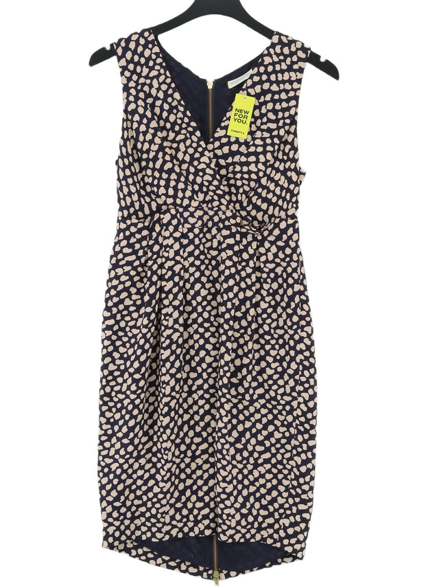 Whistles Women's Midi Dress UK 10 Multi Silk with Polyester
