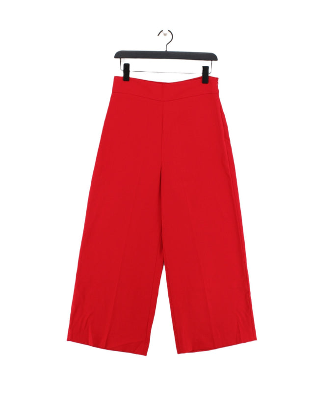 Zara Women's Suit Trousers M Red 100% Other