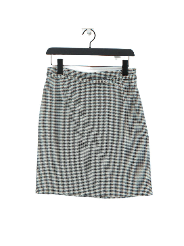 H&M Women's Mini Skirt UK 12 Black Elastane with Polyester, Viscose