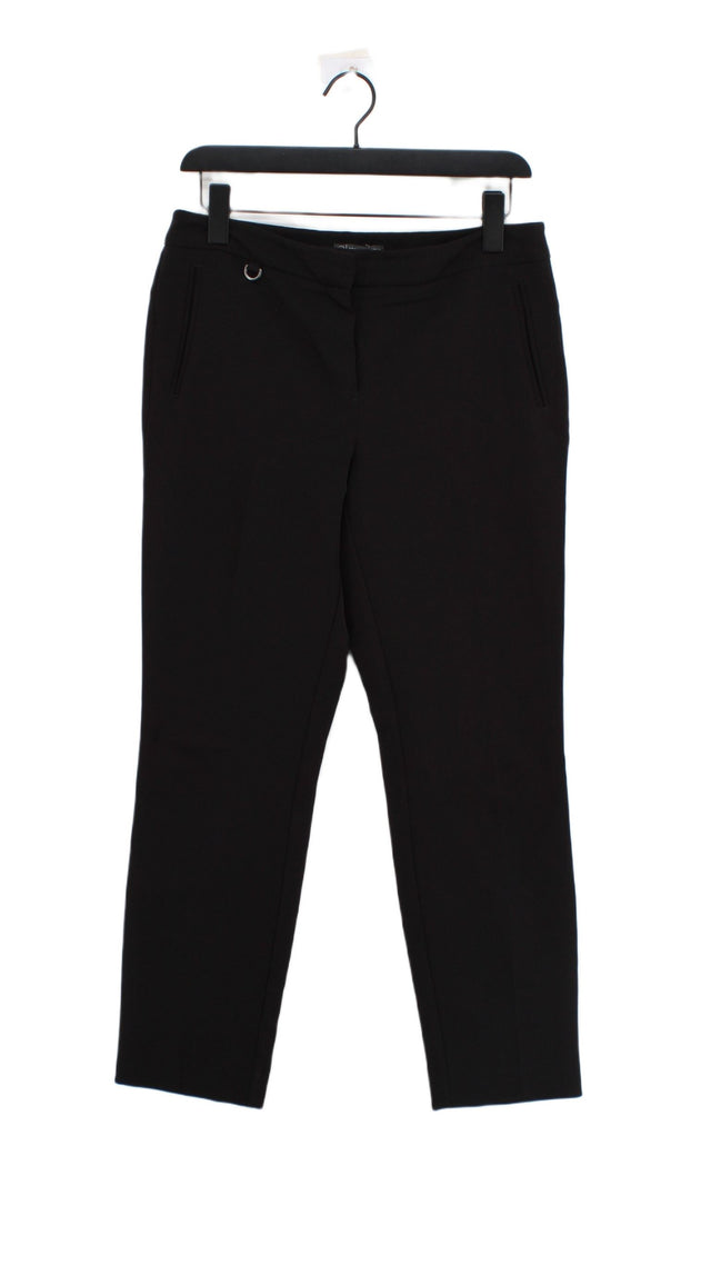 Adrianna Papell Women's Trousers UK 10 Black Polyester with Elastane