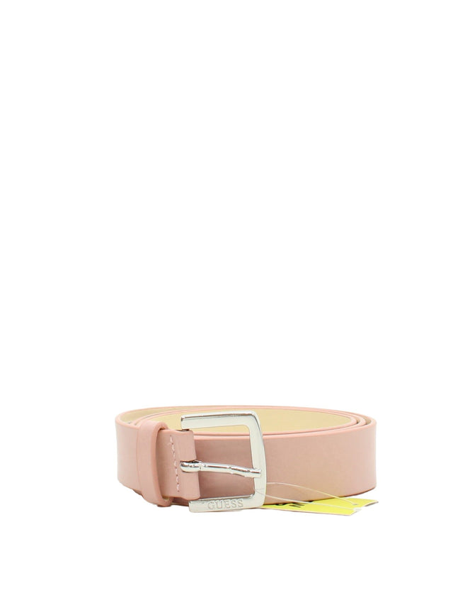 Guess Women's Belt M Pink Polyester with Viscose