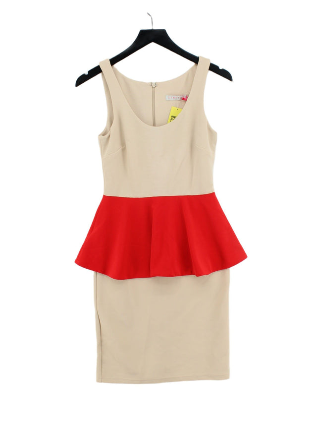 Limited Women's Midi Dress UK 8 Tan Polyester with Elastane