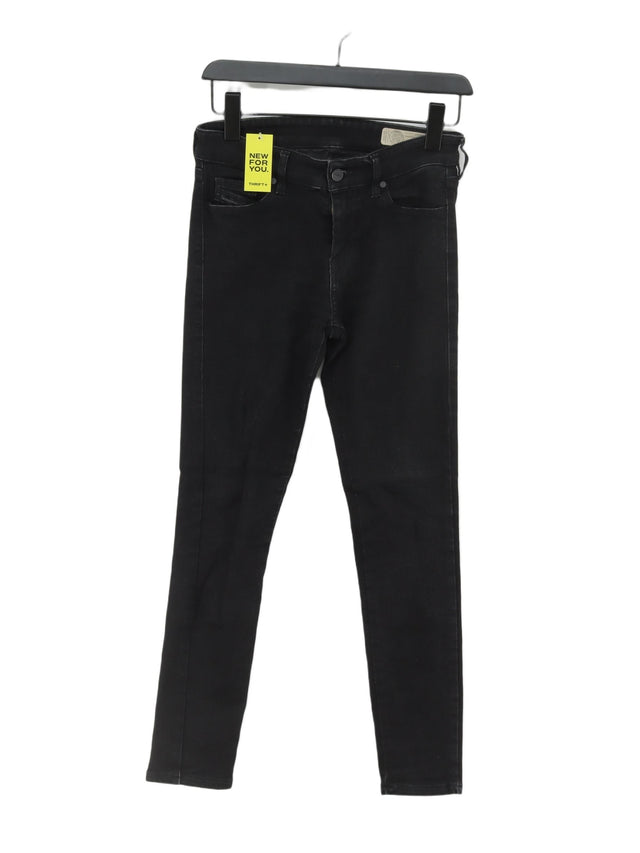 Diesel Women's Jeans W 27 in Black Cotton with Polyester