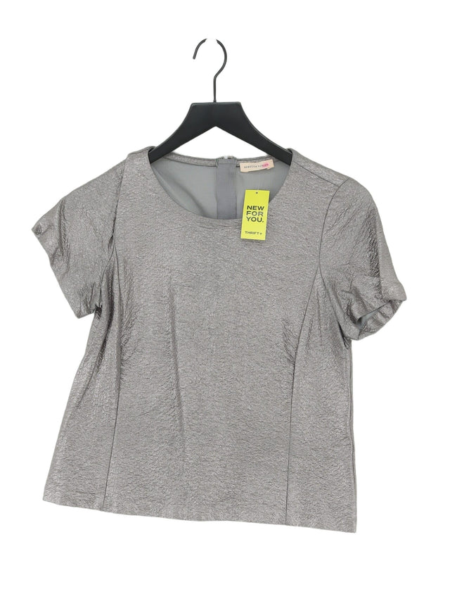 Rebecca Taylor Women's Top S Grey 100% Other