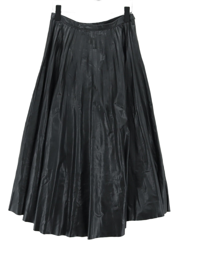 Warehouse Women's Midi Skirt UK 10 Black 100% Polyester