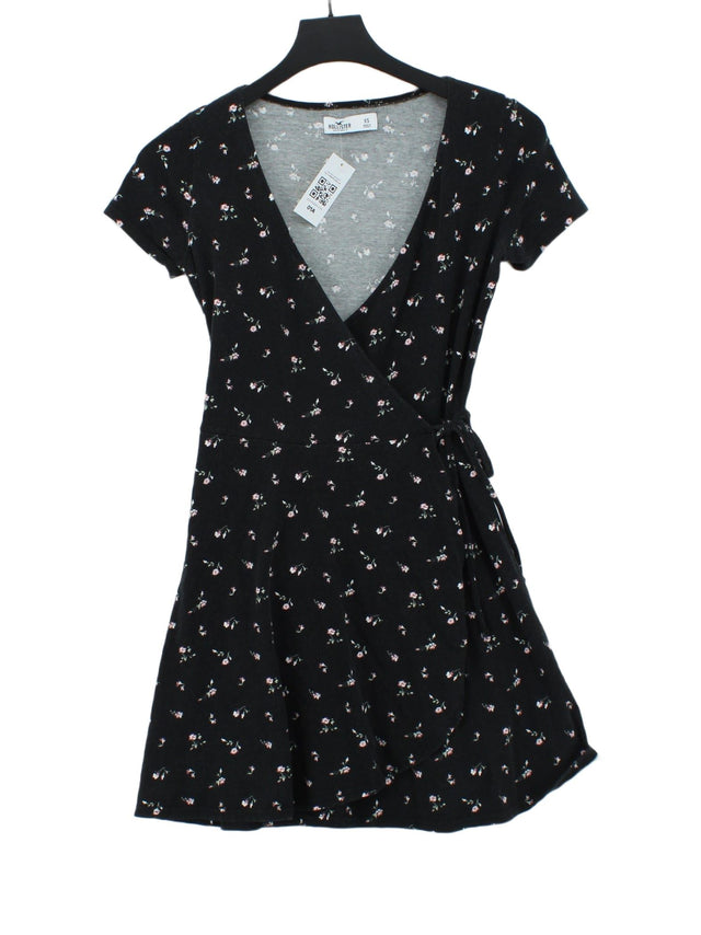 Holli Women's Mini Dress XS Black Cotton with Elastane