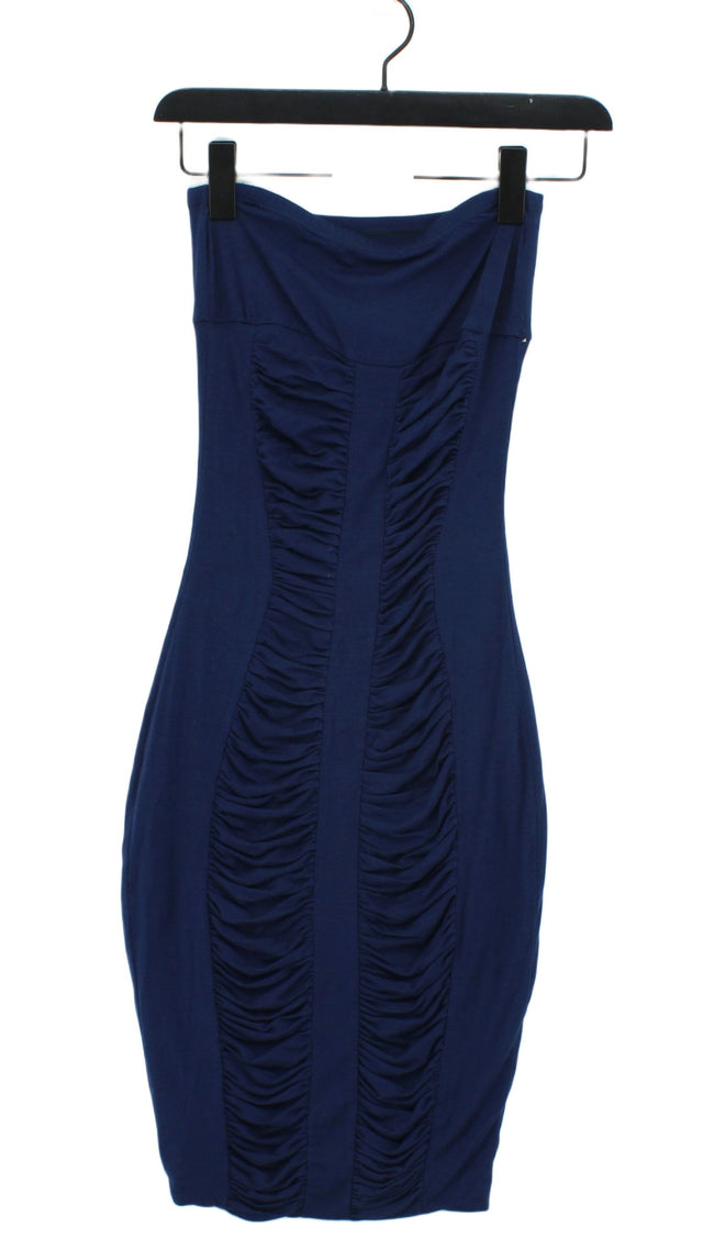 Rachel Pally Women's Midi Dress S Blue Lyocell Modal with Spandex