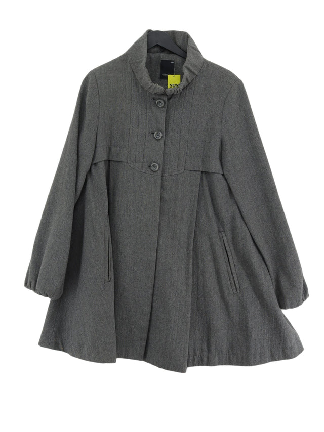 Vero Moda Women's Jacket M Grey Wool with Polyester