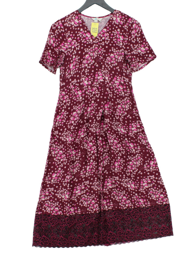 Boden Women's Maxi Dress UK 10 Purple 100% Viscose