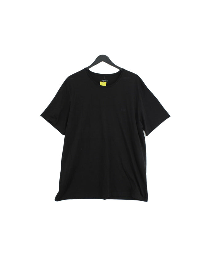Boss Men's T-Shirt XXL Black 100% Cotton
