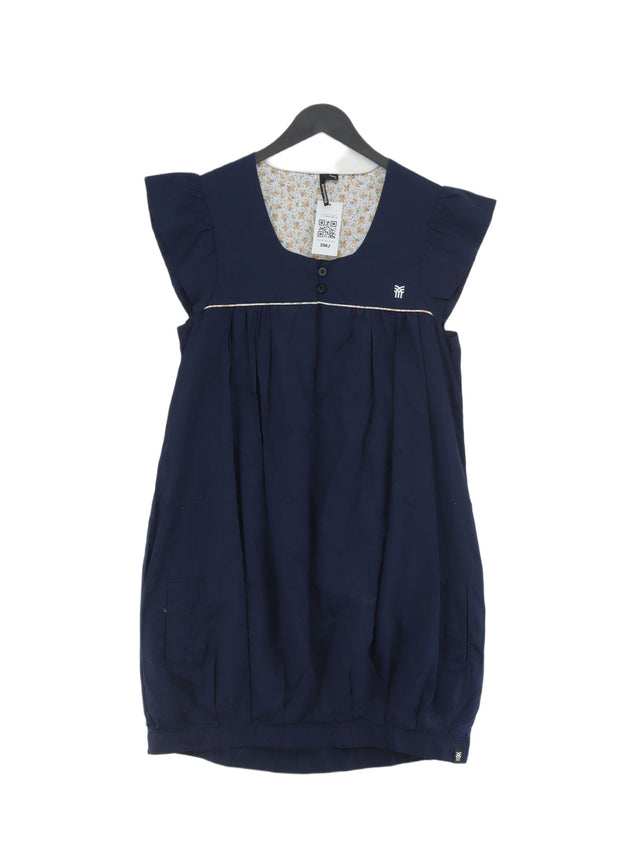 Fenchurch Women's Midi Dress S Blue 100% Cotton