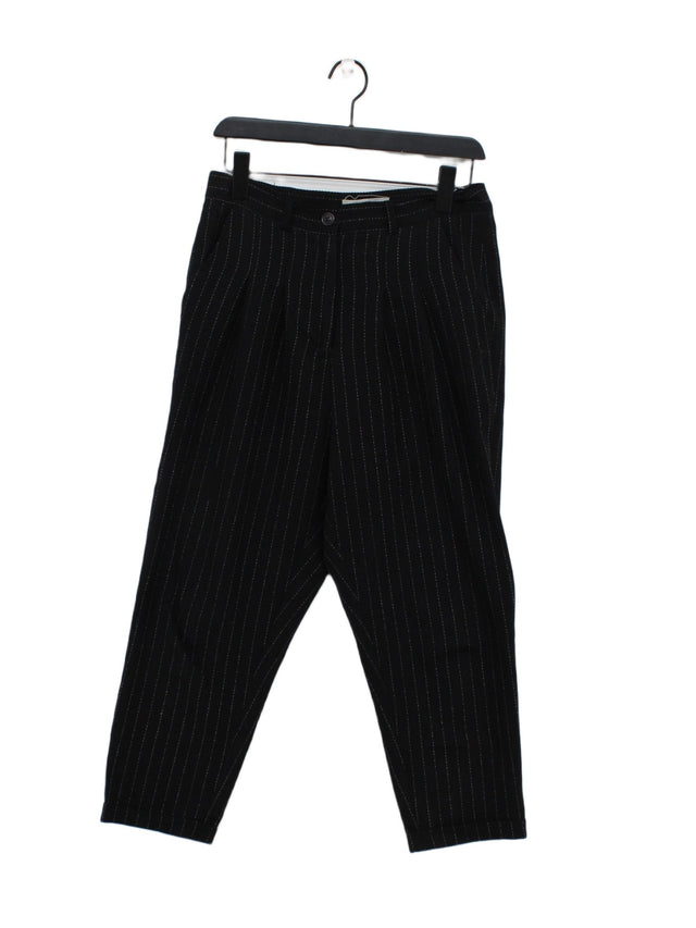 Urban Renewal Women's Suit Trousers M Black 100% Polyester