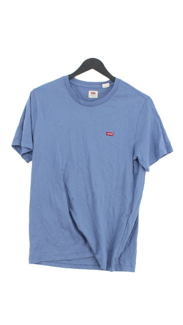 Levi’s Men's T-Shirt S Blue 100% Cotton